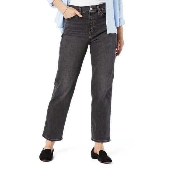Levi's Denim - Levi Strauss Signature Gold Women Black Heritage High Rise Jean Sz 12 1065H1